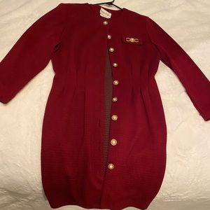Burgundy Cardigan